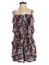Sachin + Babi for Ankasa 100% Silk Paisley Blue Romper Size 0 - photo 1