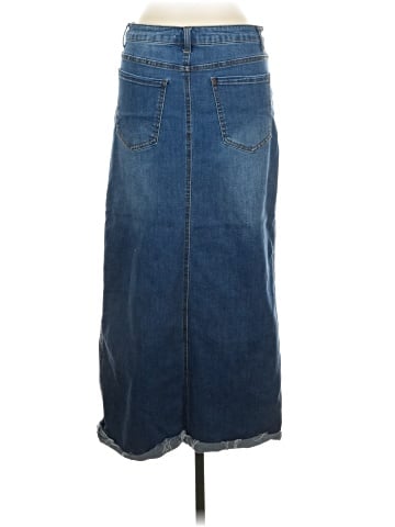 OAT Denim Skirt (view 2)