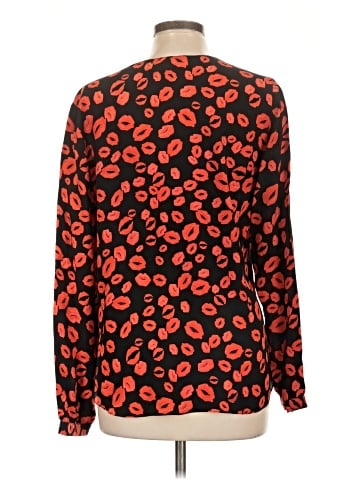 Rory Beca Long Sleeve Silk Top (view 2)