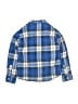 Gap Plaid Blue Long Sleeve Button-Down Shirt Size 6 - 7 - photo 2