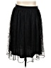 Unbranded 100% Polyester Solid Black Formal Skirt Size 37 waist (estimated) - photo 1