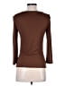 Michael Kors Brown 3/4 Sleeve Top Size 4 - photo 2