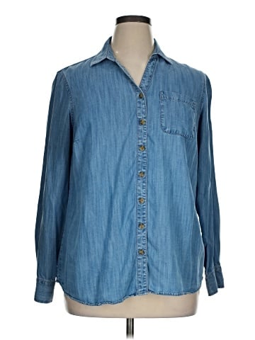 Coldwater Creek Long Sleeve Button-Down Shirt (view 1)