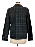 Talbots 100% Cotton Argyle Green Long Sleeve Blouse Size L - photo 2