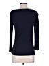 Michael Kors Black Blue 3/4 Sleeve Top Size 4 - photo 2