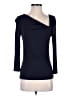Michael Kors Black Blue 3/4 Sleeve Top Size 4 - photo 1