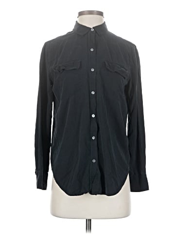 Everlane Long Sleeve Silk Top (view 1)