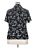Covington 100% Polyester Floral Black Short Sleeve Blouse Size 18 - photo 2