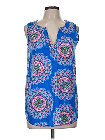 Pink Owl Sleeveless Blouse (view 1)