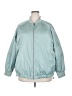 A New Day 100% Recycled Polyester Solid Teal Jacket Size XXL - photo 1