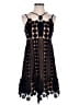 Self-Portrait 100% Polyester Stars Black Cocktail Dress Size 4 - photo 1
