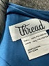 Thread 100% Polyester Blue Cocktail Dress Size 4 - photo 7
