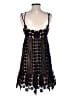 Self-Portrait 100% Polyester Stars Black Cocktail Dress Size 4 - photo 2
