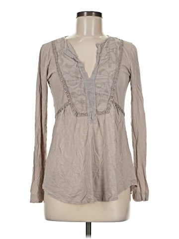 Language Long Sleeve Blouse (view 1)