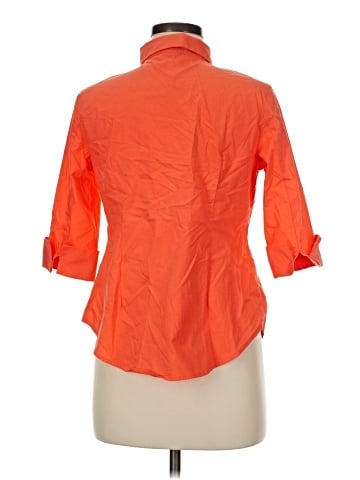 Worthington 3/4 Sleeve Button-Down Shirt (view 2)