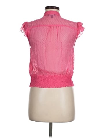 Bebe Sleeveless Silk Top (view 2)