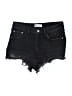 Zara Black Denim Shorts Size 6 - photo 1