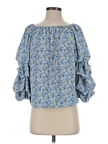 Patrizia Luca 3/4 Sleeve Blouse (view 1)