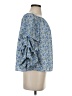 Patrizia Luca 100% Polyester Blue 3/4 Sleeve Blouse Size S - photo 4