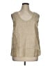 Everlane 100% Flax Tan Sleeveless Blouse Size 14 - photo 1