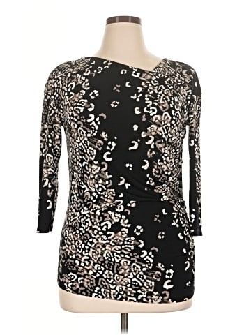 AK Anne Klein 3/4 Sleeve Top (view 1)
