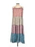 Storia 100% Polyester Paisley Pink Casual Dress Size L - photo 2