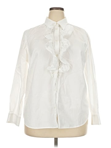 Lauren by Ralph Lauren Long Sleeve Blouse (view 1)