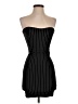 Mind Code Stripes Black Cocktail Dress Size S - photo 1