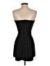 Mind Code Stripes Black Cocktail Dress Size S - photo 2