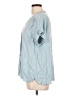 Nine West 100% Viscose Blue Short Sleeve Blouse Size L - photo 5