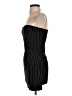 Mind Code Stripes Black Cocktail Dress Size S - photo 5