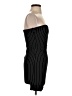 Mind Code Stripes Black Cocktail Dress Size S - photo 4