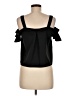 Topshop Black Short Sleeve Top Size 6 - photo 2