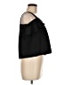 Topshop Black Short Sleeve Top Size 6 - photo 4