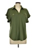 Cure Green Short Sleeve Blouse Size L - photo 1