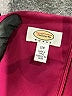 Talbots 100% Polyester Solid Burgundy Casual Dress Size 12W - photo 7
