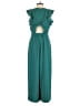 Ellos 100% Polyester Teal Jumpsuit Size 00 - photo 2