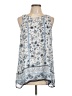 Max Studio 100% Polyester Blue Sleeveless Blouse Size L - photo 1