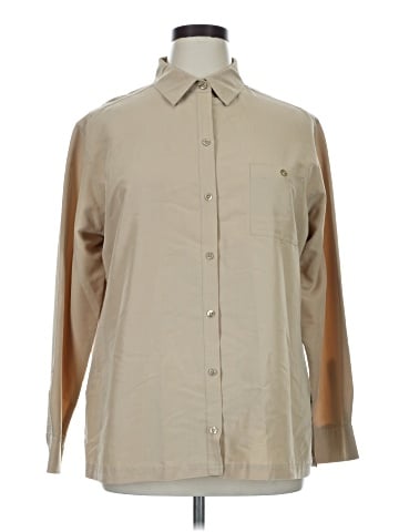 New York & Company Long Sleeve Button-Down Shirt (view 1)