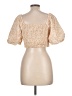 Japna Tan 3/4 Sleeve Blouse Size L - photo 2
