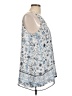 Max Studio 100% Polyester Blue Sleeveless Blouse Size L - photo 4