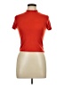 Shein Orange Short Sleeve Turtleneck Size L - photo 1