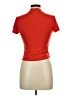 Shein Orange Short Sleeve Turtleneck Size L - photo 2