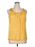 Hayley Matthews 100% Polyester Yellow Sleeveless Blouse Size L - photo 1