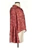Blue B 100% Polyester Red 3/4 Sleeve Blouse Size S - photo 4