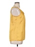 Hayley Matthews 100% Polyester Yellow Sleeveless Blouse Size L - photo 4
