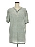 Lucky Brand Gray Short Sleeve Top Size M - photo 1
