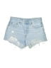 Levi's 100% Cotton Blue Denim Shorts Size 28 waist - photo 1
