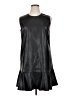 BCBGMAXAZRIA 100% Polyurethane Black Cocktail Dress Size L - photo 1