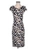 Max Mara Animal Print Brown Cocktail Dress Size 38 - photo 1